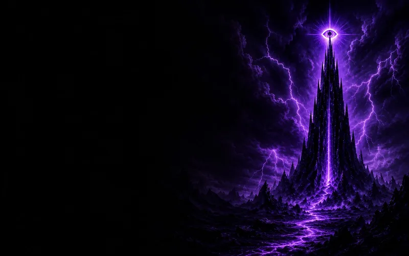 Watchpoint’s purple tower brand illustration