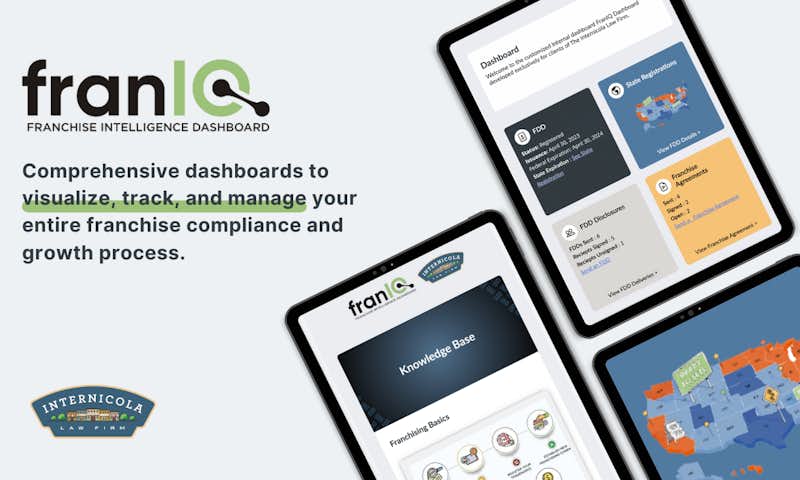 FranIQ compliance dashboard